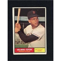 1961 Topps Orlando Cepdeda Card Good-vg