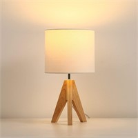 DEWENWILS Mid Century Bedside Lamp, Small Tripod T