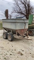Grain Wagon With Rear Dump Pto Driven 7’ x 57