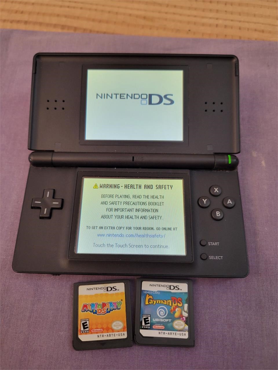 Nintendo DS Lite with 2 Games