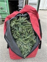 LIGHTED CHRISTMAS TREE IN THE BAG