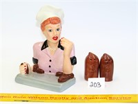 I Love Lucy chocolate factory salt & pepper