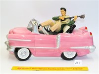 Elvis in a Pink Cadillac cookie jar by Vandor