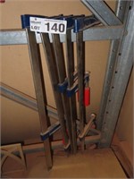6 x 600mm Clamps