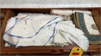 VINTAGE EMBROIDERED LINENS & MORE