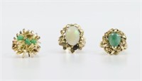 (3) 14K GOLD RINGS