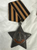 USSR 1st Class of Order Glory CCCP Medal