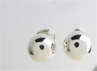Tiffany & Co. Sterling Ball Earrings