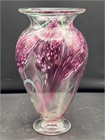 Signed 2004 hand blown vase
