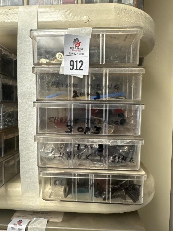 Organizer boxes with contents