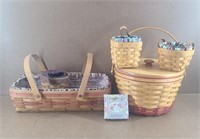 5 Longaberger Baskets