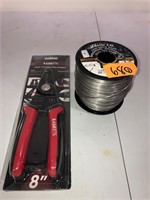 wire stripper w/ wire spool