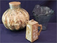 Pasta Display, Ceramic Tea Dispenser & Vase