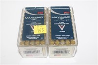 2- Boxes CCI .22 WMR Maxi Mag. HP 40-grain