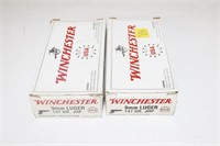 2- Boxes Winchester 9mm Luger 147-grain JHP