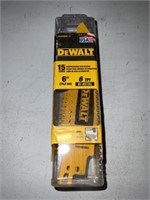 DeWalt® 6" Bi-Metal Reciprocating Saw Blades