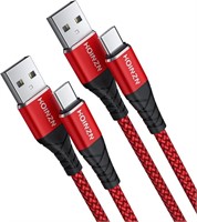 HOINZN USB A to USB C Cable [2-Pack, 6 Feet],