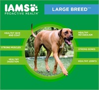 SEALED - IAMS Large Breed Adult Dry Dog Food, 13.6