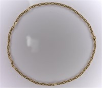 CARTIER Santos 18k Yellow Gold Link Chain Necklace