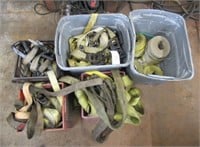 (5) Containers of Rachet strapping and slings.