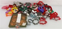 Large lot of cookie cutters