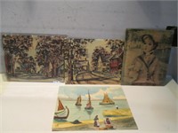 VINTAGE PRINTS , LITHOGRAPHS