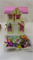 dollhouse and dollhouse supplies