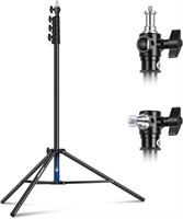 NEEWER 9.8ft/3m Air Cushioned Light Stand  Black