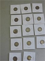 14   - 1919  - 5 Cent Coins