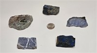 SLICED BLUE COLOR ROCKS