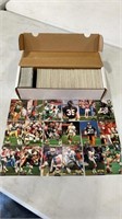 Lot of football cards may not be a complete set.