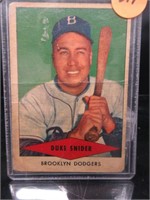 1954 John Morrell Duke Snider Baseball Card