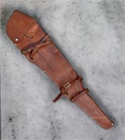 Vintage Unbranded Leather Rifle Scabbard