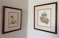 Pair of Small M.G Loates Prints