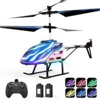 De23 Colorful Lighting RC Helicopter