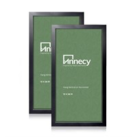 Annecy 12x24 Picture Frame Black2 Pack, 12 x 24