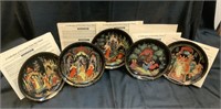 (5) Russian Collector Plates