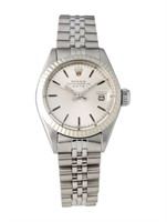 Rolex 18k Gold Lady Date Jubilee Watch 26mm