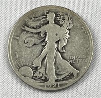 1921 Key Date Walking Liberty Silver Half