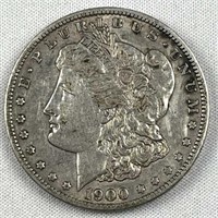 1900-O Morgan Silver Dollar, US $1 Coin