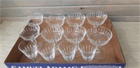 12 pieces of assorted Etch glass Local pickup only