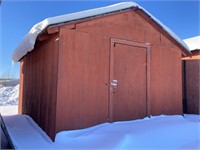 12X16 WOODEN GRAIN BIN