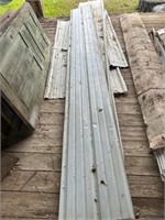 Various size metal siding