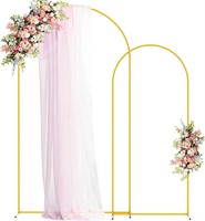 $77 Metal Arch Backdrop Stand Set of 2