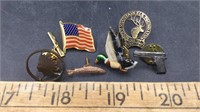 Assorted Pins, DU & RMEF Included