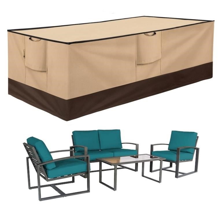 PatioGem Patio Furniture Covers Waterproof Heavy