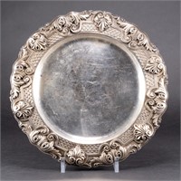 Sterling Baroque Repousse Serving Tray + 947 Grams