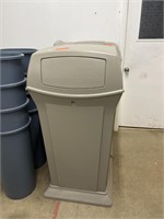 Brand New Rubbermaid Trash Can Silhouette