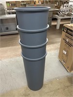 (4) New Rubbermaid Trash Cans