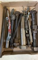 Box Lot of Different Screws and Bolts